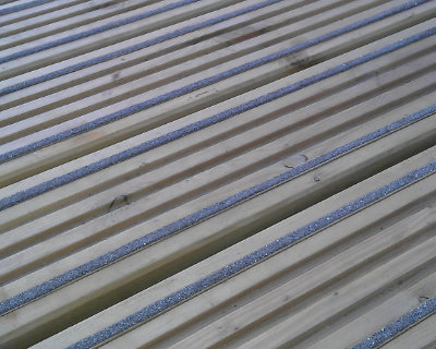 Timber decking photo of anti slip in Suffolk 02